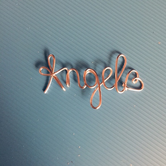 CUSTOM Handmade Personalized Wire Necklace Gift - Picture 5 of 8